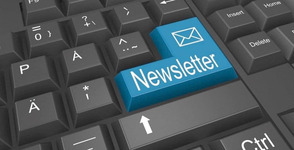 sign up for YHT newsletter