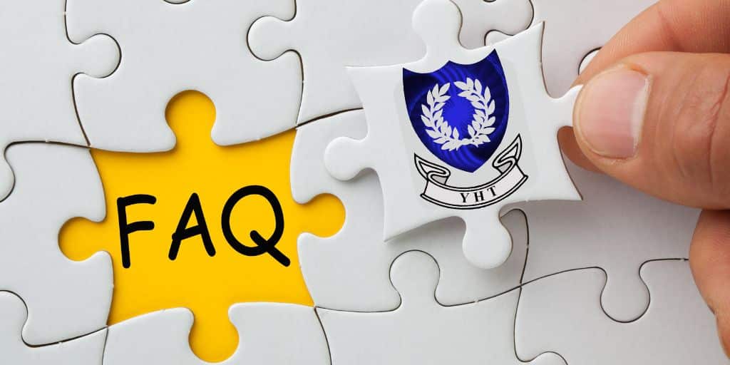 concept image for FAQ page, someone about to fit the last piece into a jigsaw
