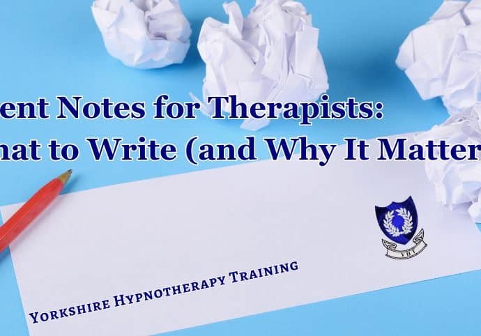 how to write up your therapy client notes