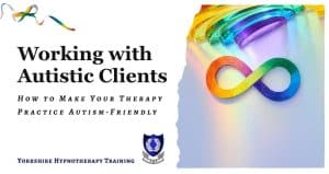 concept image of autism with rainbow colours
