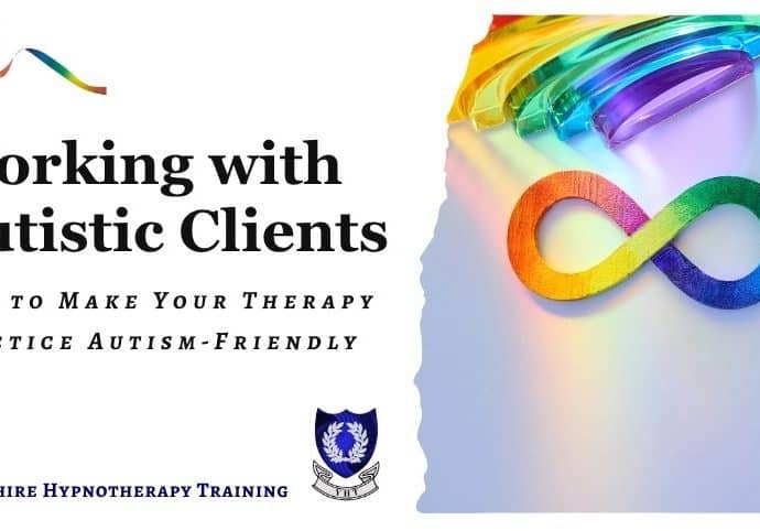 concept image of autism with rainbow colours