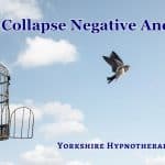 How to Collapse Negative Anchors concept image: a bird flying free from a bird cage to represent freedom from negative associations