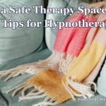 Creating a Safe Therapy Space: Practical Tips for Therapists a colourful throw over a comfy therapy room chair