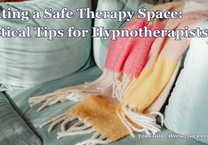 a colourful throw over a comfy therapy room chair