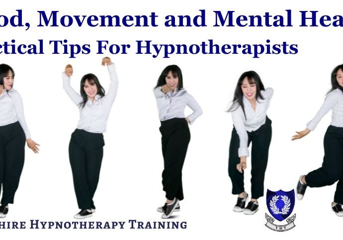 concept image for mood, movement and mental health, a woman dancing