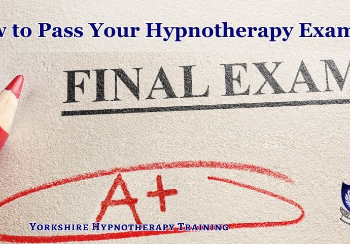 a marked hypnotherapy exam with an A+ score
