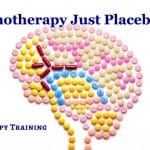 concept image for placebo effect and hypnosis - pills laid out in a brain shape