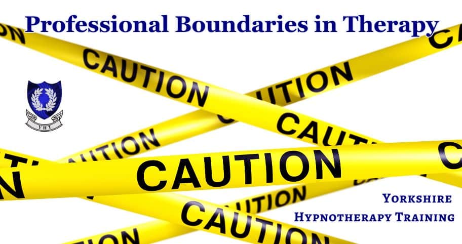 concept image - caution do not cross tape to represent professional boundaries