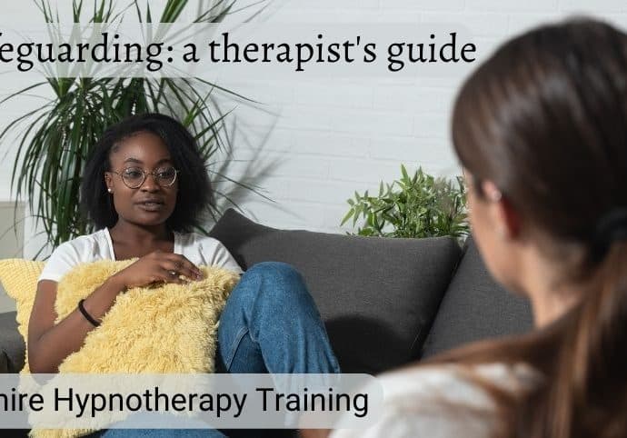 a client and therapist chatting