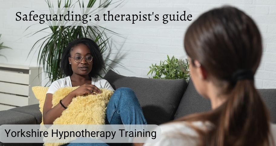 a client and therapist chatting