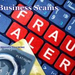 Small Business Scams: How Not to Get Caught keyboard with letters highlighted to read fraud alert
