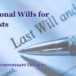 Professional Wills for Therapists: Why You Need a Therapeutic Executor a pen resting on a last will and testament page