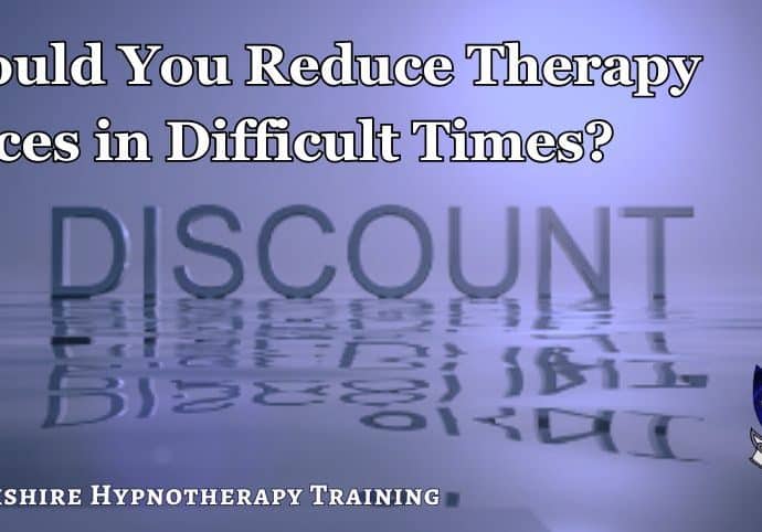 concept image: a quiet pool of water disturbed by a drop falling into it. Crisis pricing for therapists.