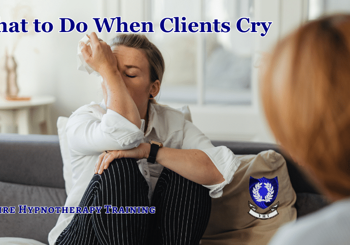 what to do when therapy clients cry