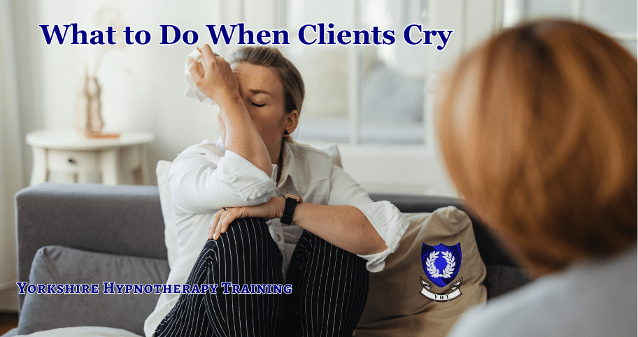 what to do when therapy clients cry