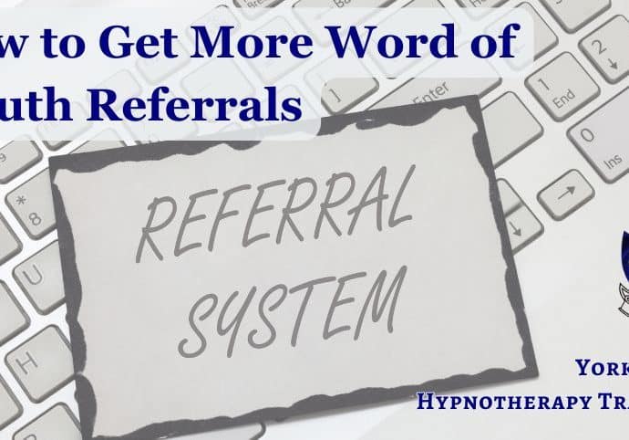 concept image for word f mouth referrals
